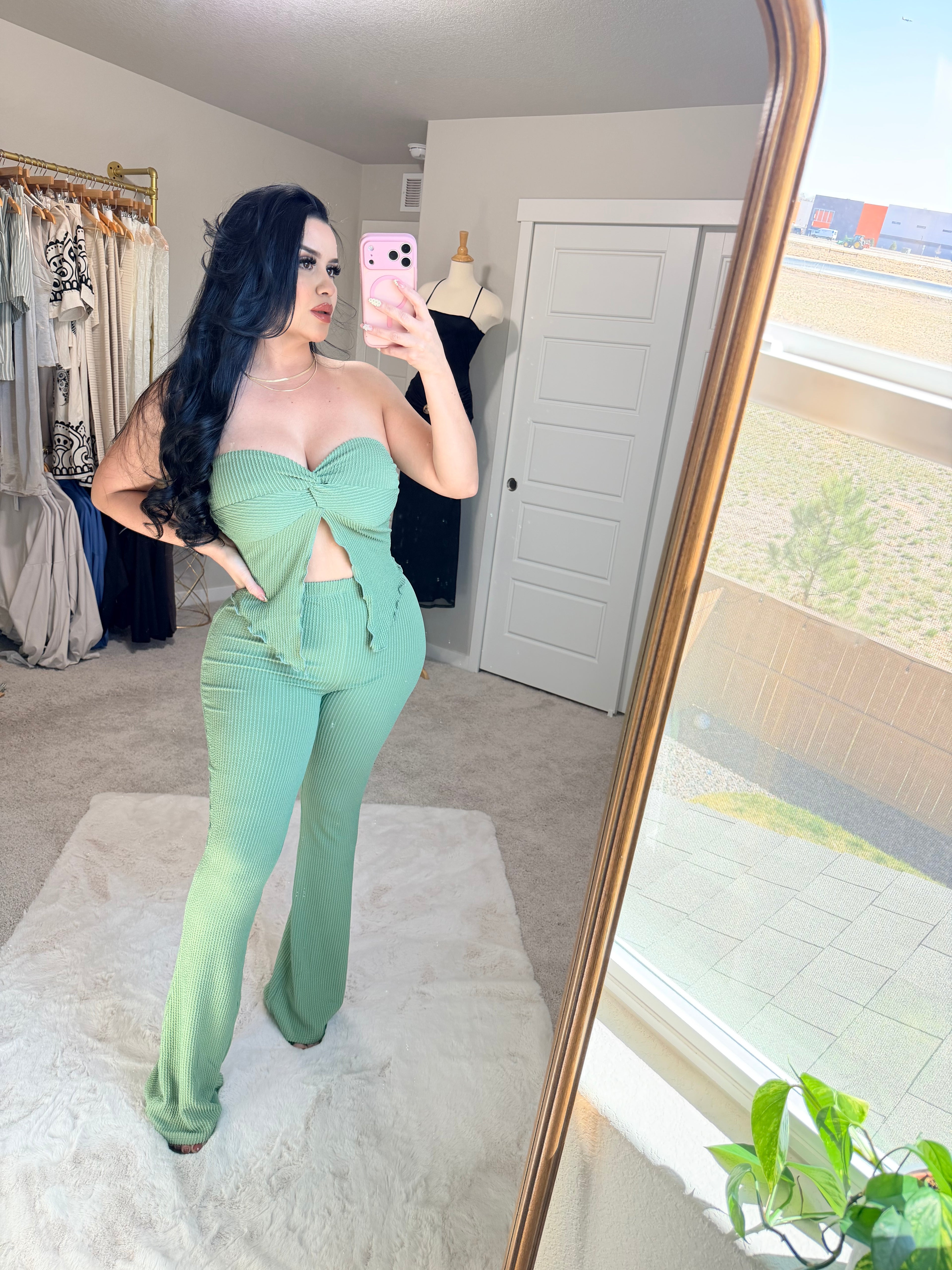 Sage Green 2piece Outfit