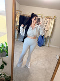2 piece Nude active set