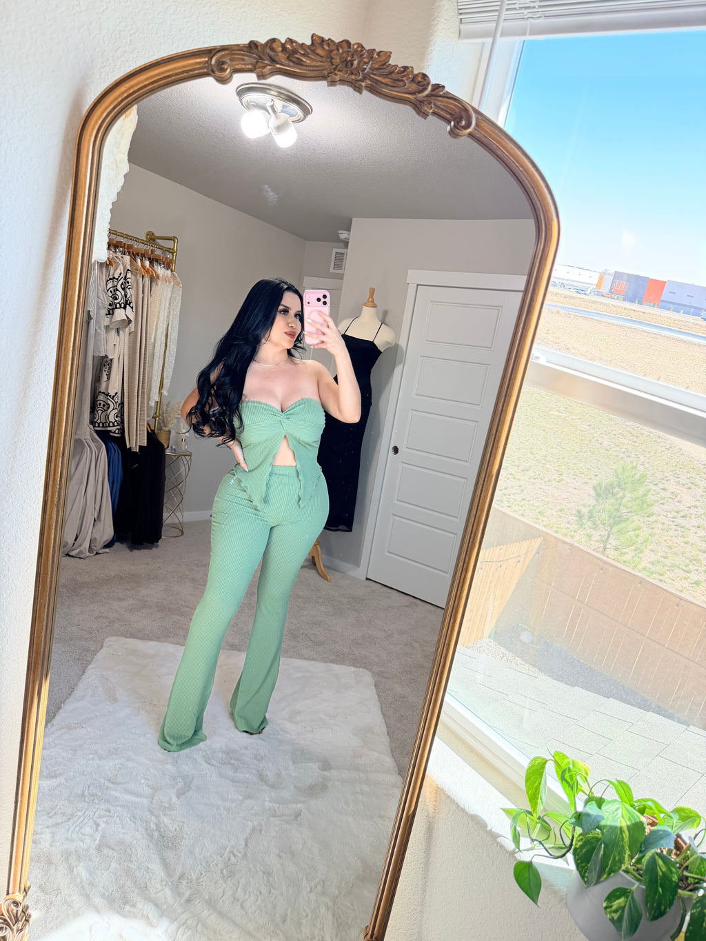 Sage Green 2piece Outfit